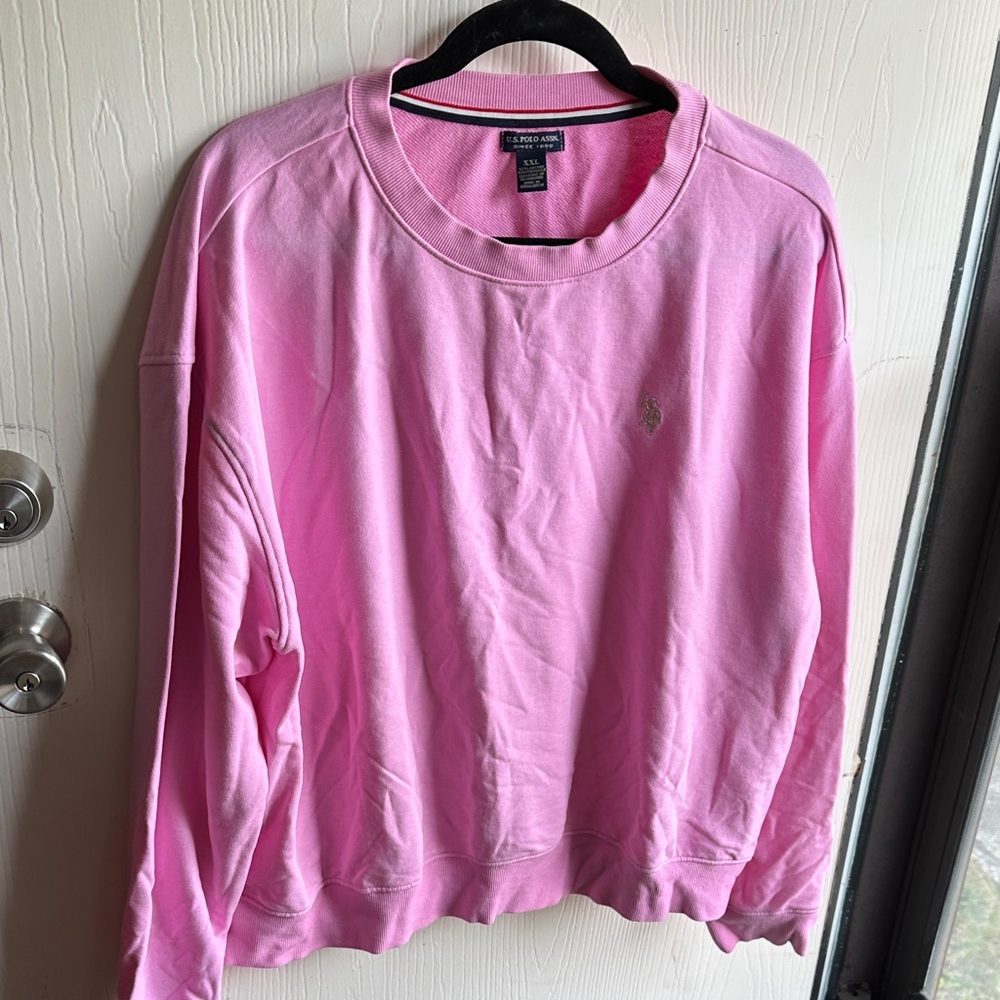 US Polo Assn  Pink Women's Sweatshirt